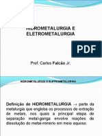 Hidrometalurgia e Eletrometalurgia - 1ª aula.pdf