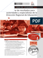 Para La Direccion Regional de Educacion (DRE)