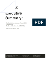 Executive Summary:: The Student Loan Insurance Center (SLIC) A Subsidiary of The Council For Education (CFORED)