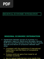 Regional Economic Integration