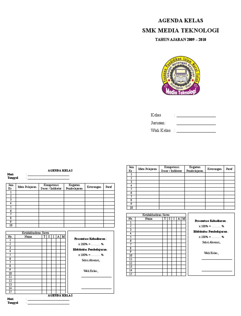 Agenda Kelas