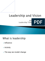 Leadership and Vision