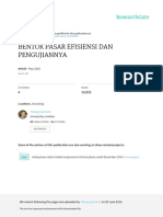 Bentuk Pasar Efisiensi Dan Pengujiannya PDF