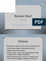 Barium Meal
