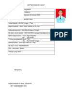 Daftar Riwayat Hidup