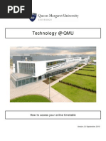 Download How to Access Your Online Timetable by QMUTechTraining SN36787253 doc pdf