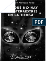 Por Que No Hay Extraterrestres en La Tierra PDF