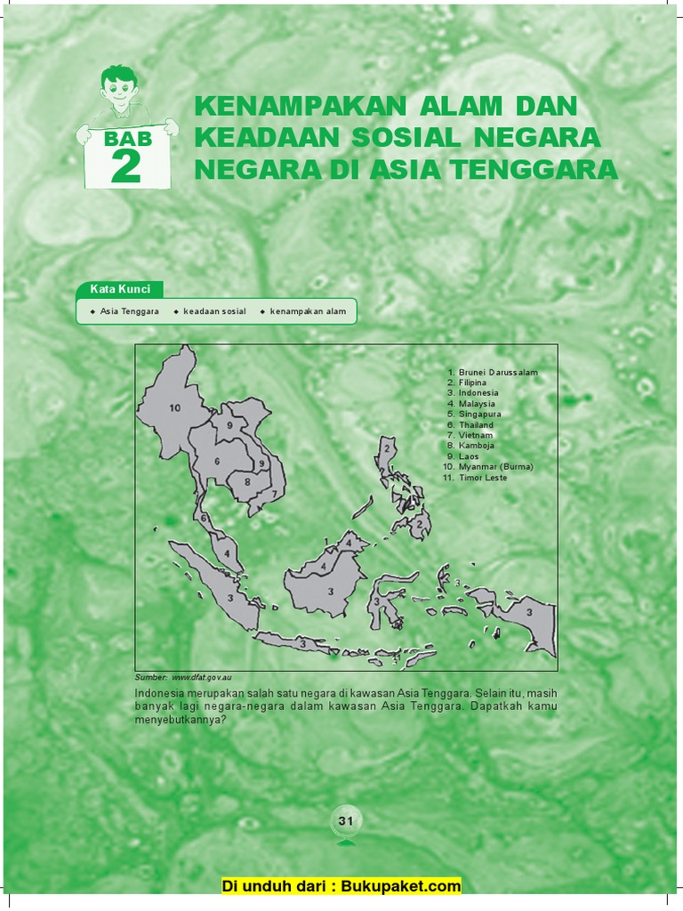 Bab 2 Kenampakan Alam Dan Keadaan Sosia Negara Negara Di Asia Tenggara
