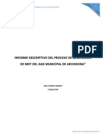 Informe Descriptivo Del Proceso de Generacion MDT Formato