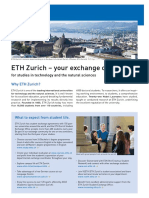 ETH Zurich Your Exchange Destination