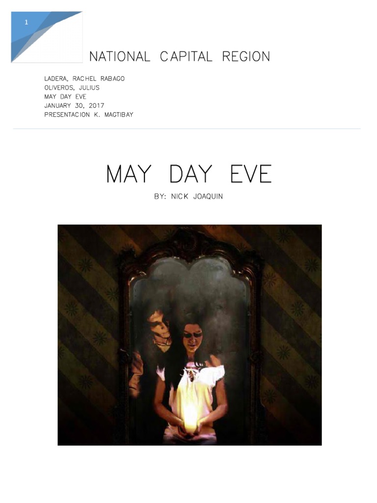 May Day Eve Analysis PDF Superstitions Narration