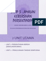 Skop 3 - Amalan Kebersihan Persekitaran