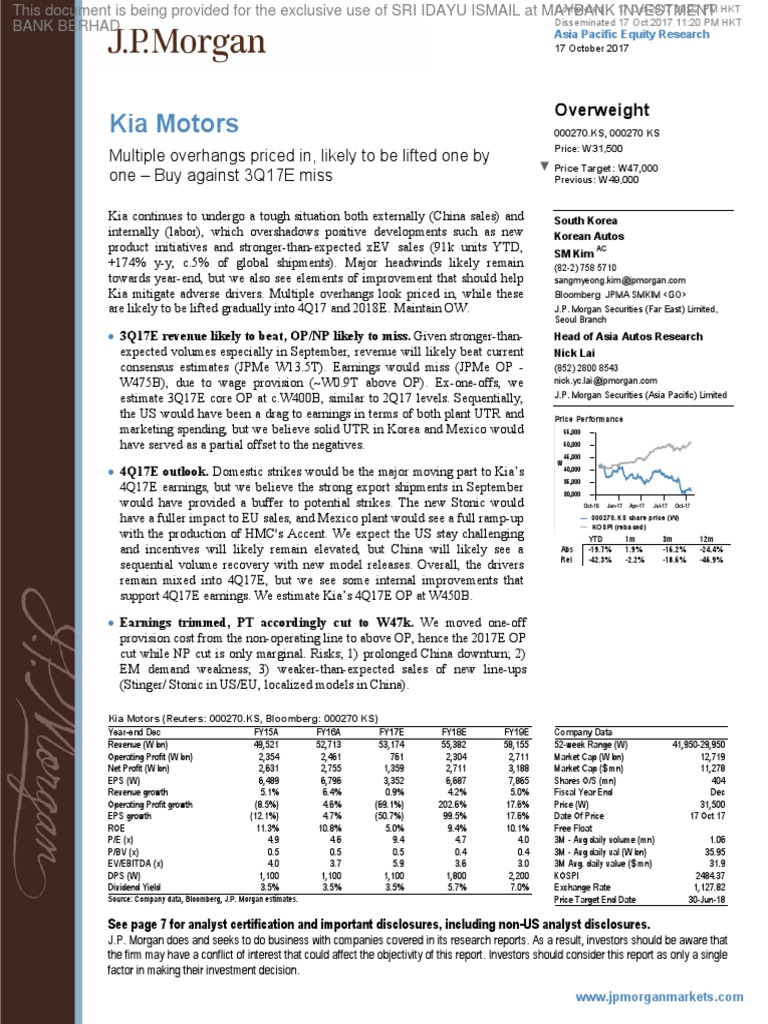 kia motors.pdf | Financial Markets | Financial Accounting