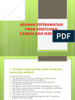 Asuhan Keperawatan Pada Kebutuhan Cairan Dan Elektrolit