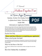 Psychic Fair Readers Packet