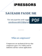 Compressors: Saurabh Pande Sir
