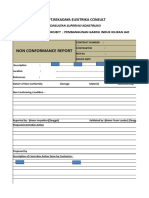 Non Conformance Report: PT - Rekadaya Elektrika Consult