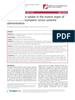 Dexamethasone Uptake in the Murine Organ Of