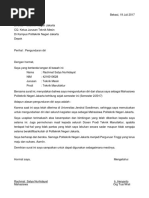 Surat Pengunduran Diri PNJ