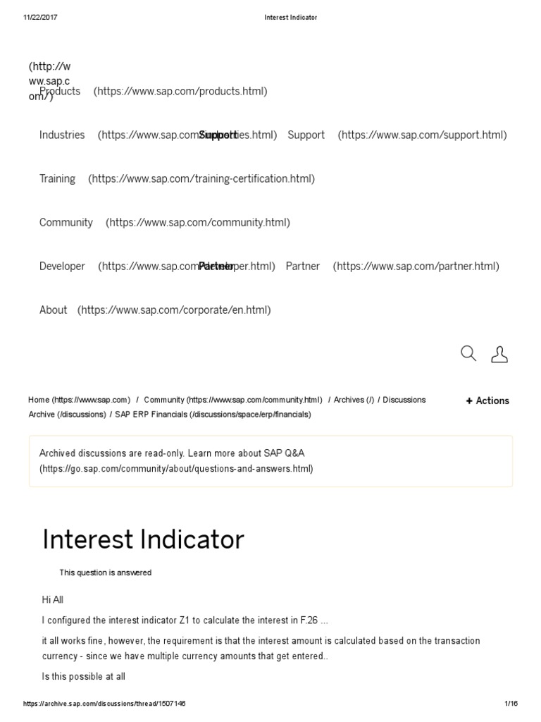 Interest Indicator Various Currency | PDF | Debits And Credits ...