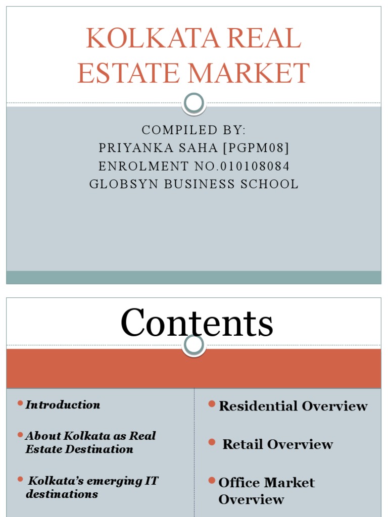Kolkata Real Estate Market | PDF | Business | Kolkata