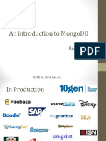 An Introduction To Mongodb: Rácz Gábor