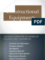 Constructional Equipments