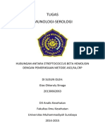 Pemeriksaan Imunologi dan Serologi untuk Mengkaitkan Streptococcus Beta Hemolitik dengan ASO, RF, dan CRP