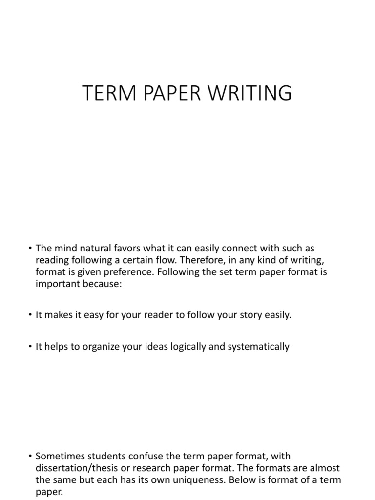 How to quickly write a term paper and thesis?