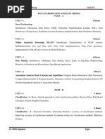 Data Warehousing and Data Mining (10cs755)