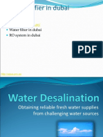 Water Purifier in Dubai
