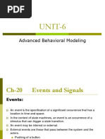 Advanced Behavioral Modeling