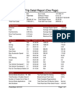 Engine Trip Detail Report (One Page) Engine Trip Detail Report (One Page)