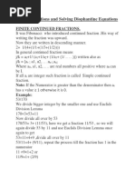 M10.1 Definitions and Solving Diophantine Equations