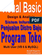 Skripsi Visual Basic 6.0 - Program TOKO - Desain Dan Analisis Sistem Komputerisasi Penjualan Barang Kasus Distro Baju Muslim