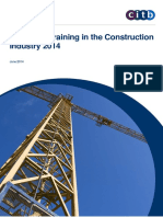 Citb Skills and Training in The Construction Industry Final Report 2014 PDF