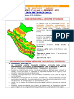 Boletin Alerta Meteorológica - COER