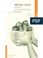 Reciprocidad, Don y Deuda. Relaciones y Formas de Intercambio en Los Andes Ecuatorianos - Emilia Ferraro