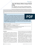 Dermatoglyphics From All Chinese Ethnic Groups Reveal Geographic Patterning