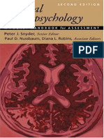 Clinical Neuropsychology - P. Snyder, Et. Al