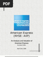 Download American Express AXP Stock Report by collegeanalysts SN3679107 doc pdf