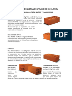 Tipos de Ladrillos Utilizados en El Peru Imprimir