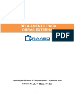 Reglamento de Obras Externas