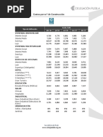 Costos de Construcción CMIC 2024-2025 | PDF | Ingeniería