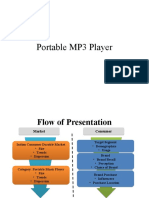 Brand Behavior - Portable Mp3 Player by Anubhab & Krishna - IWSB
