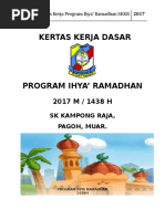 Kertas Kerja Ihya Ramadhan 2016