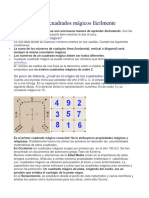 Cómo Construir Cuadrados Mágicos Fácilmente