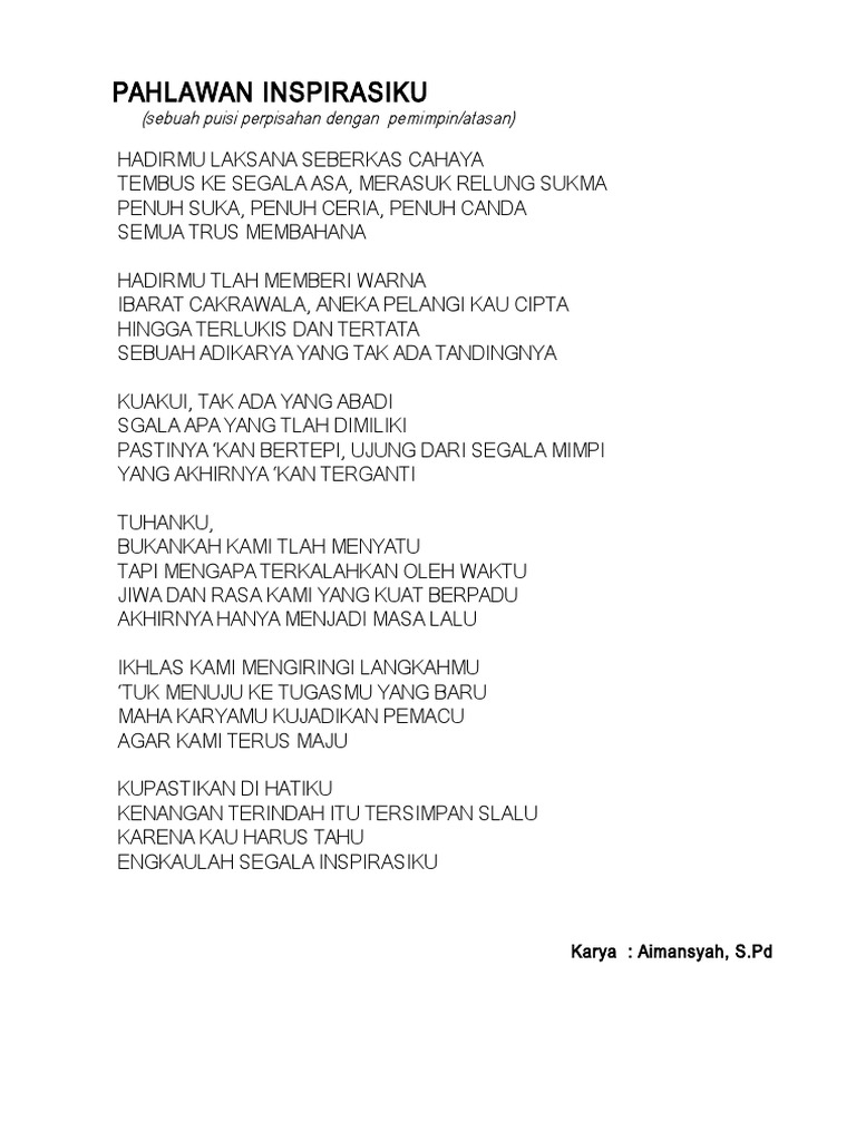 Antalogi Puisi Mgmp Pdf