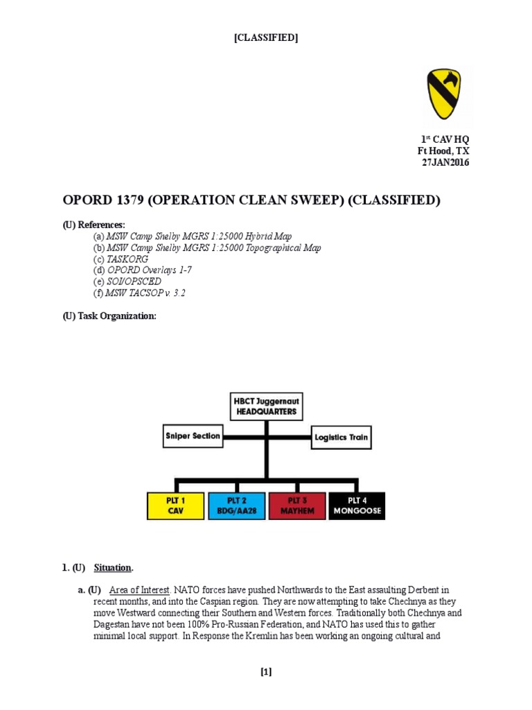OP Clean Sweep PDF | PDF | Chechnya | Reconnaissance