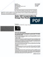 Static VAR Compensation by Energy Flow Routing